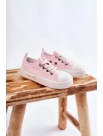 Dětské látkové tenisky BIG STAR model 21594682 Růžová - Big Star Shoes Dětské látkové tenisky BIG STAR model 21594682 Růžová - Big Star Shoes