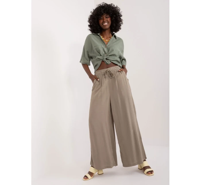 Kalhoty D73761M62237E khaki