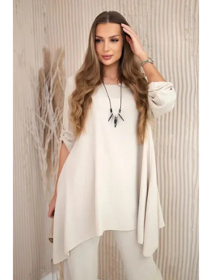 Dámský komplet 1025A tmavě béžový - Kesi