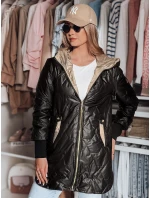 Dámská prošívaná přechodová bunda černá Dstreet model 21984332 - FashionStreet