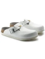 Birkenstock dámské žabky Boston ESD white natural leather medical narrow (0061378) dámské