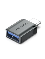 Vention USB-C na USB-A USB 3.0 OTG adaptér šedý z hliníkové slitiny