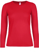 B&C #E150 LSL /women Dámské tričko s dlouhým rukávem 01.006T red B&C #E150 LSL /women Dámské tričko s dlouhým rukávem 01.006T red