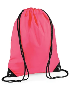 BG 10 Prémiový vak na záda model 22480584 fluorescent pink - BagBase