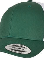 Flexfit 6606/6606T 6 panelová vintage kšiltovka "Trucker" 55.6606 evergreen/white