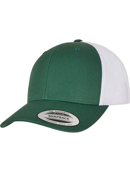 Flexfit 6606/6606T 6 panelová vintage kšiltovka "Trucker" 55.6606 evergreen/white Flexfit 6606/6606T 6 panelová vintage kšiltovka "Trucker" 55.6606 evergreen/white