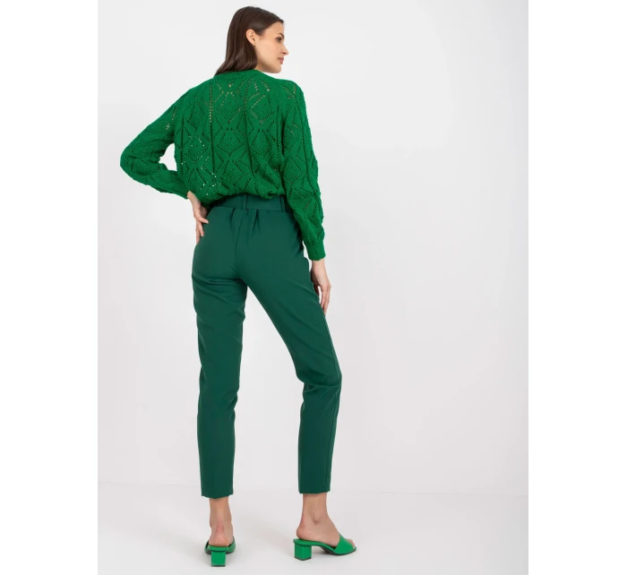 DHJ kalhoty SP model 17116440 tmavě zelená - FPrice