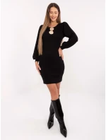 Sukienka PM SK model 21768481 czarny - FPrice Sukienka PM SK model 21768481 czarny - FPrice