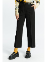Monnari Elegantní kalhoty Elegantní kalhoty s logem značky Black