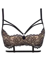 Podprsenka Marshmallow V-7881 černo/béžová - Axami