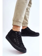 Dámské klasické vysoké tenisky Big Star LL274001 Černé Dámské klasické vysoké tenisky Big Star LL274001 Černé