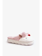 Futrzane Dámské Pantofle S Motivem Sobů Růžové Wistira Futrzane Dámské Pantofle S Motivem Sobů Růžové Wistira