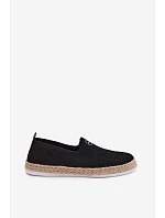 Dámské espadrilly 13659 černé - Vinceza