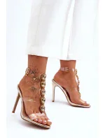 Sandály na podpatku model 183496 Step in style Sandály na podpatku model 183496 Step in style