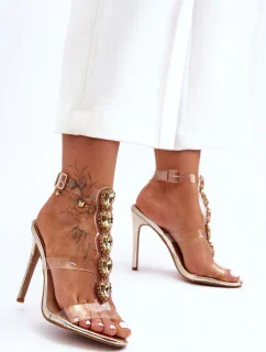 Sandály na podpatku  model 183496 Step in style