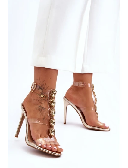 Sandály na podpatku model 183496 Step in style Sandály na podpatku model 183496 Step in style