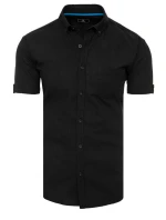 Pánské tričko s krátkým rukávem černé Dstreet model 21969040 - FashionStreet