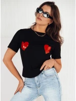 Dámské tričko černé Dstreet model 21974054 - FashionStreet