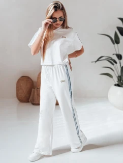 Dámská tepláková souprava oversize SPORT bílá Dstreet model 21988916 - FashionStreet