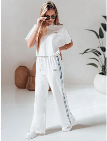 Dámská tepláková souprava oversize SPORT bílá Dstreet model 21988916 - FashionStreet