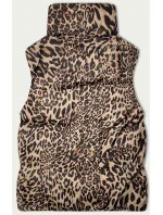 Černo-panteří oboustranná krátká vesta S'West (B8346-1)