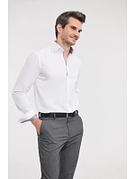Kontrastní košile s dl. rukávem vzor rybí kost 11. light navy model 22476064 - Russell Athletic Kontrastní košile s dl. rukávem vzor rybí kost 11. light navy model 22476064 - Russell Athletic