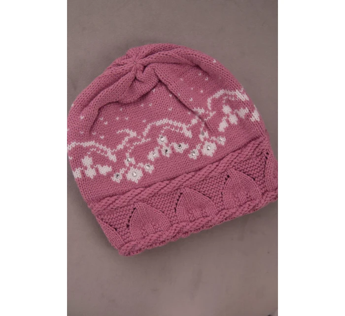 Dámská čepice Kira tmavě model 18752175 - K-Fashion Dámská čepice Kira tmavě model 18752175 - K-Fashion