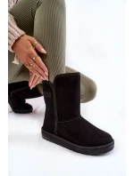 Dámské vysoké boty do sněhu Big Star model 21600022 Černe - Big Star Shoes