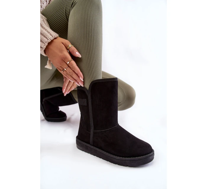 Dámské vysoké boty do sněhu Big Star model 21600022 Černe - Big Star Shoes