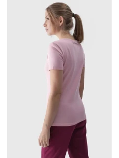 Dámské tričko s potiskem 4F Růžové 4FWMM00TTSHF1846-56S