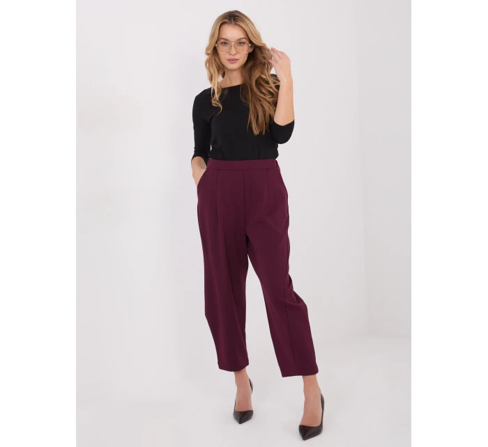 Spodnie IT SP model 21782588 bordowy - FPrice