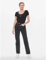 Dámské tričko 163377 4R223 00020 černé - Emporio Armani Dámské tričko 163377 4R223 00020 černé - Emporio Armani