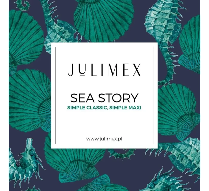 Kalhotky Sea Story Simple Maxi zelené - Julimex