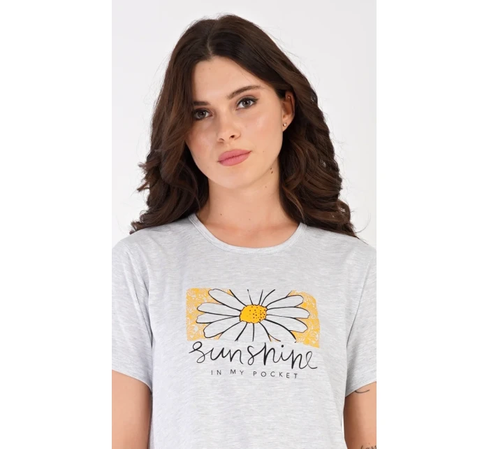 Dámské domácí šaty s krátkým rukávem Sunshine Dámské domácí šaty s krátkým rukávem Sunshine
