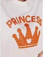 Dámské tričko PRINCY bílé FashionStreet RY2392 Dámské tričko PRINCY bílé FashionStreet RY2392