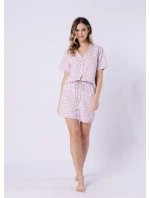 Leveza 1709 Samanta pyžamo kr/r S-XL na zip