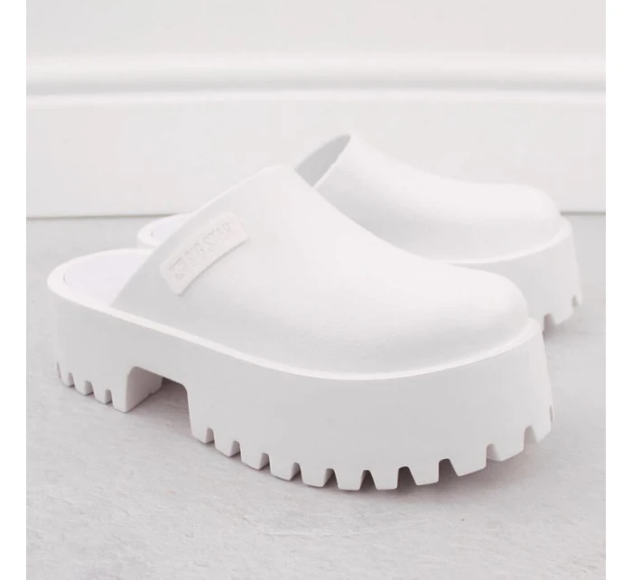 Dřeváky na pevné podrážce Big Star W NN274015 INT2083B