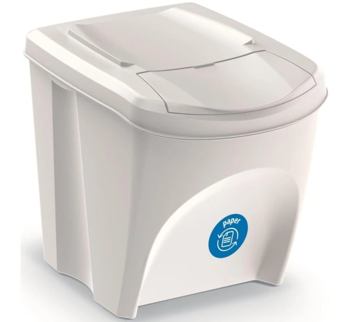 Odpadkové koše 25 L SORTIBOX SET 3 ks. popelavě šedá Odpadkové koše 25 L SORTIBOX SET 3 ks. popelavě šedá