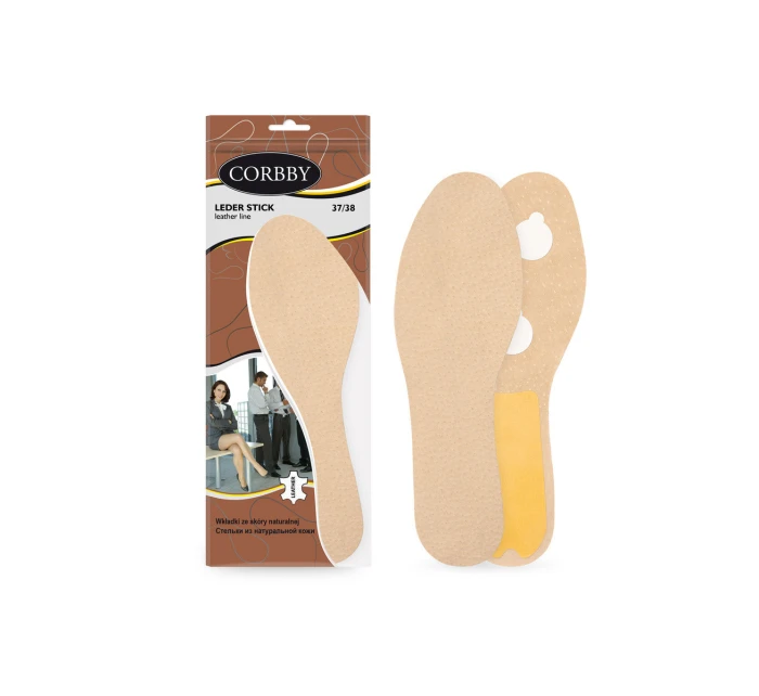Corbby LEDER STICK Skórzane wkładki, wklejki do butów