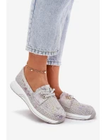 Semišové Polobotky Z Přírodní Kůže Na Platformě Artiker 56C2104 Šedé