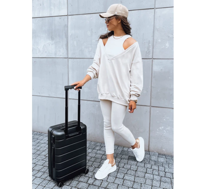 Dámská souprava 3 v 1 beige Dstreet model 21970700 - FashionStreet Dámská souprava 3 v 1 beige Dstreet model 21970700 - FashionStreet