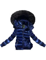 Tmavě modrá krátká zimní bunda model 21248596 - CANADA Mountain