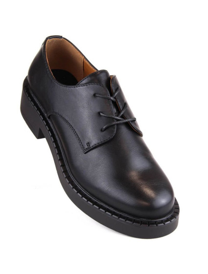 Černé šněrovací boty Sergio Leone W SK416A