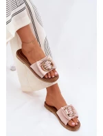Dámské Sandály S Ozdobným Detalem Růžové model 21689999 - Boto Dámské Sandály S Ozdobným Detalem Růžové model 21689999 - Boto