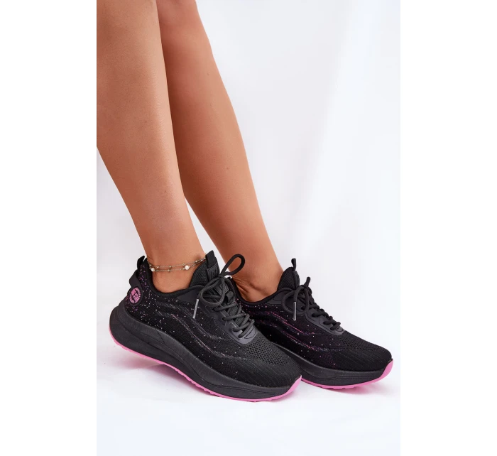 Tenisky Sportovní Boty Dámské Na Platformě Big Star model 21693849 HIPOLY SYSTEM Černé - Big Star Shoes Tenisky Sportovní Boty Dámské Na Platformě Big Star model 21693849 HIPOLY SYSTEM Černé - Big Star Shoes