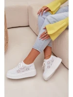 dámské tenisky na platformě bílé model 21937677 - Boto