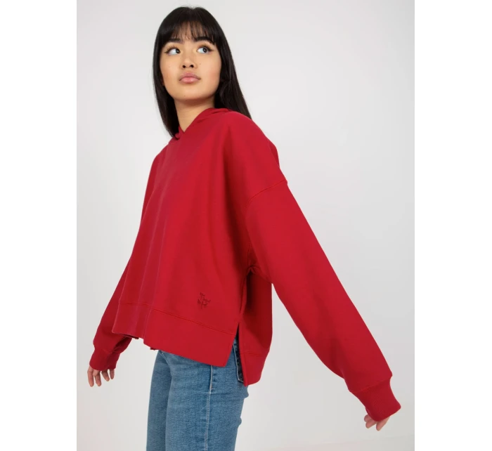 Dámská mikina TW BL 2002.11 tmavě červená - FPrice Dámská mikina TW BL 2002.11 tmavě červená - FPrice