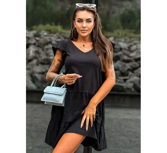 Sukienka TW SK model 18799085 czarny - FPrice Sukienka TW SK model 18799085 czarny - FPrice