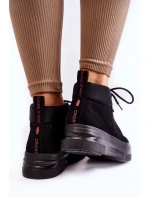 Boty Cross Jeans KK2R4074C Černé Boty Cross Jeans KK2R4074C Černé