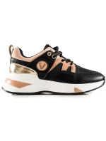 Výborné dámské  tenisky černé bez podpatku